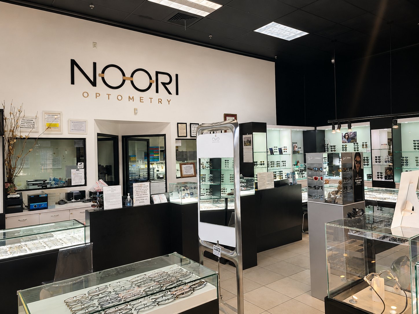 Noori Optometry clinic interior